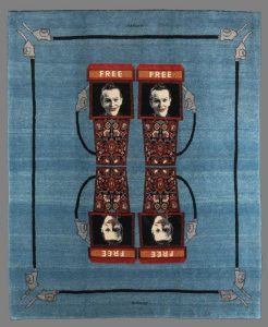 Gas station- 160x192 cm - Handmade Rug - Edition 1-1