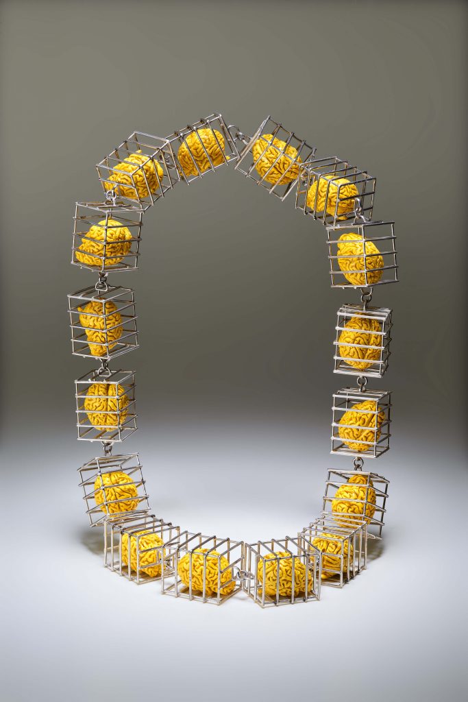 Identity crisis -Necklace - Silver & resin- 2018